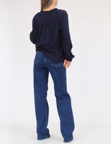 Camasa Pieces, bleumarin