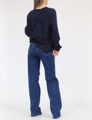 Camasa Pieces, bleumarin