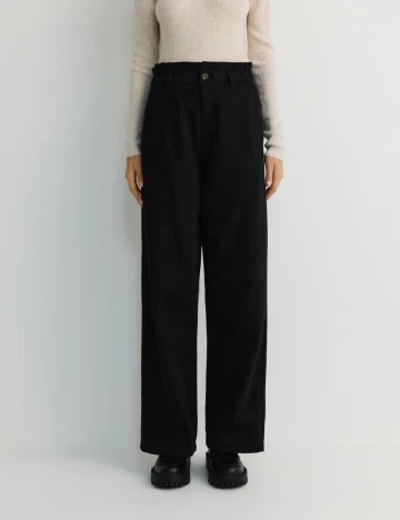 Pantaloni Reserved, negru