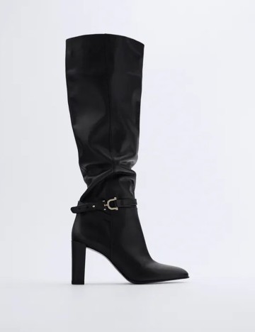 Cizme Zara, negru, 40