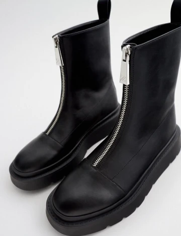 Botine Zara, negru, 36