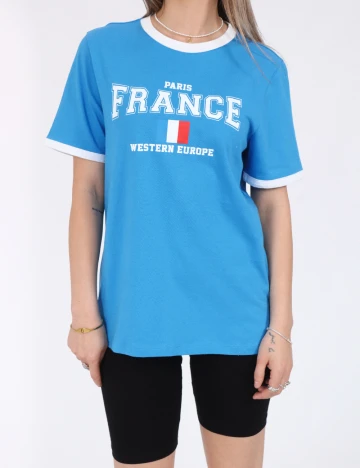 Tricou Only, albastru