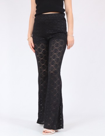 Pantaloni Something New, negru