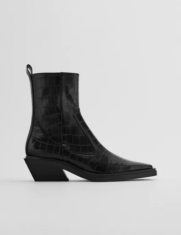Botine Zara, negru, 39