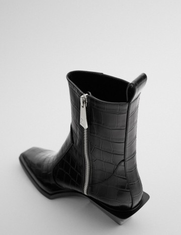 Botine Zara, negru, 39