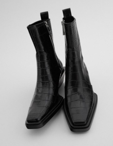 Botine Zara, negru, 39