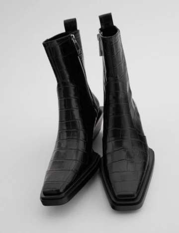 Botine Zara, negru, 39