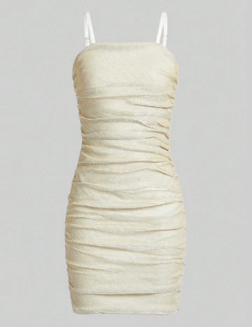 Rochie Shein Kids, galben/gri