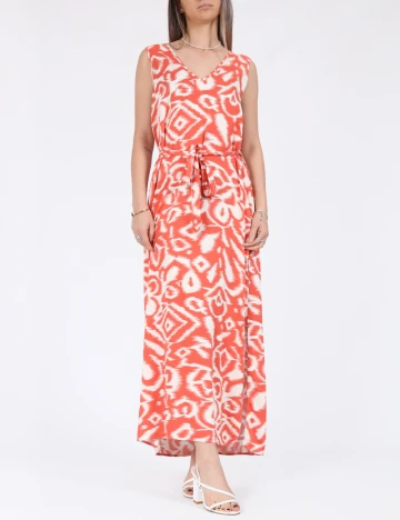 Rochie lunga Vero Moda, portocaliu