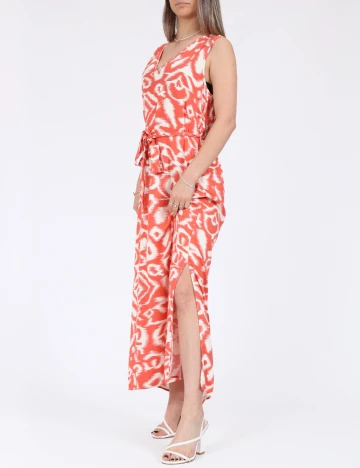 Rochie lunga Vero Moda, portocaliu
