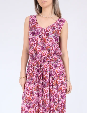 Rochie lunga Vero Moda, roz Roz