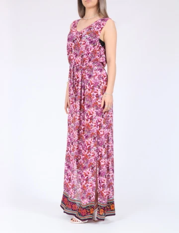Rochie lunga Vero Moda, roz Roz