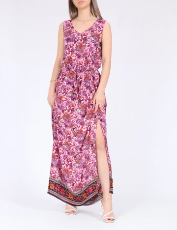 Rochie lunga Vero Moda, roz Roz