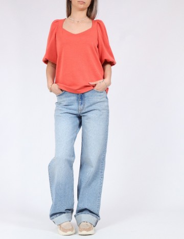 Bluza Vero Moda, portocaliu