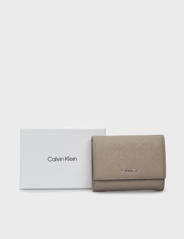 Portofel Calvin Klein, bej Crem