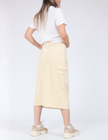 Fusta Vero Moda, crem