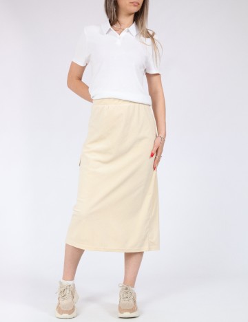Fusta Vero Moda, crem
