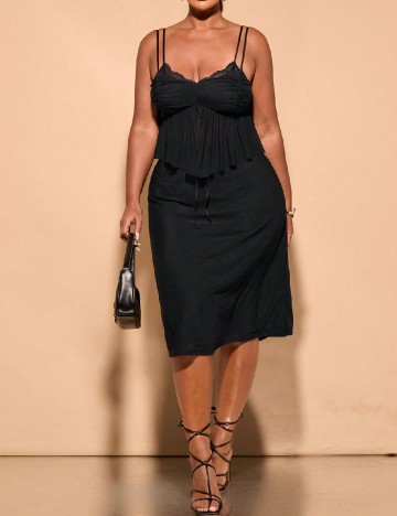 
						Compleu SHEIN CURVE, negru