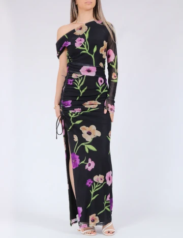 Rochie lunga Something New, negru