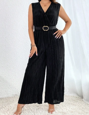 Salopeta SHEIN CURVE, negru Negru