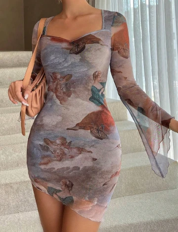 Rochie scurta SHEIN, mix culori