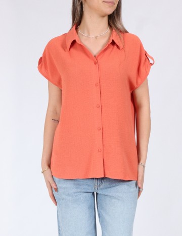 Camasa Vero Moda, portocaliu