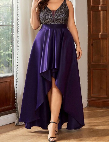 
						Rochie lunga SHEIN CURVE, mov