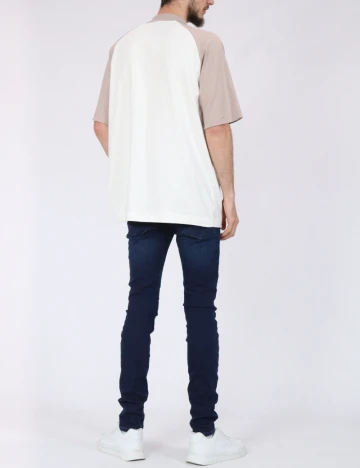 Tricou Oversize Jack&Jones, alb Alb
