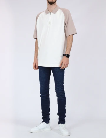 Tricou Oversize Jack&Jones, alb Alb