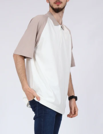 Tricou Oversize Jack&Jones, alb Alb