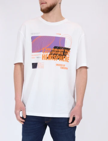 Tricou Jack&Jones, alb Alb