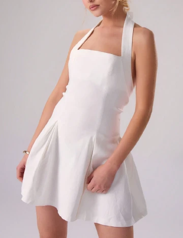 Rochie scurta Musera, alb
