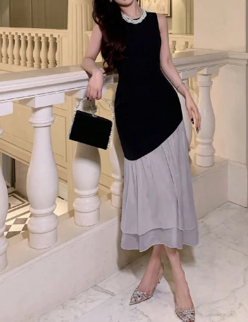 Rochie medie Dazy, negru Negru