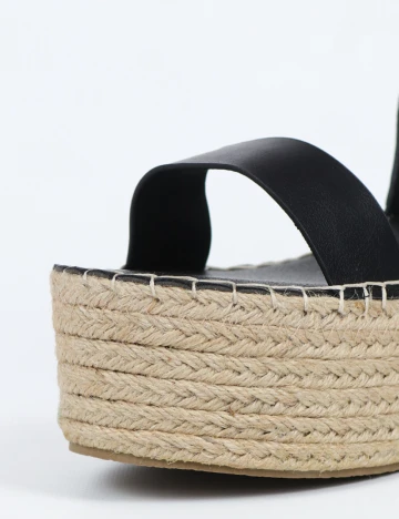 Sandale South Beach, negru
