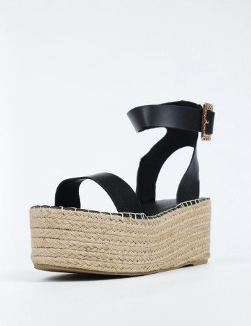 Sandale South Beach, negru