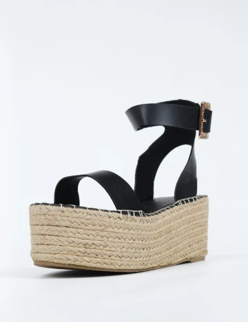 Sandale South Beach, negru