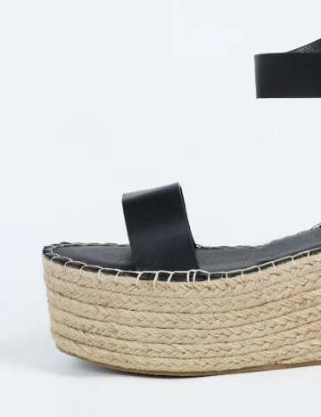 Sandale South Beach, negru
