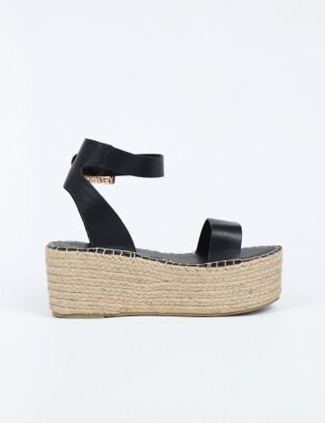 Sandale South Beach, negru