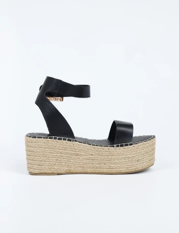 Sandale South Beach, negru