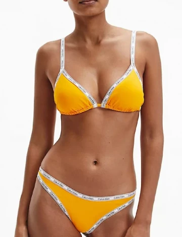 Sutien de baie Calvin Klein, galben