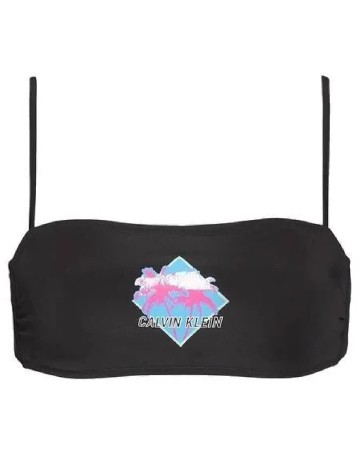 Sutien de baie Calvin Klein, negru