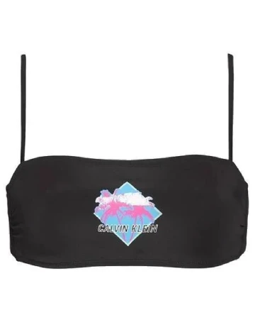 Sutien de baie Calvin Klein, negru