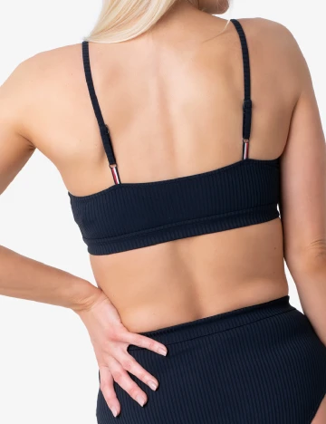 Bustiera de baie Tommy Hilfiger, bleumarin inchis