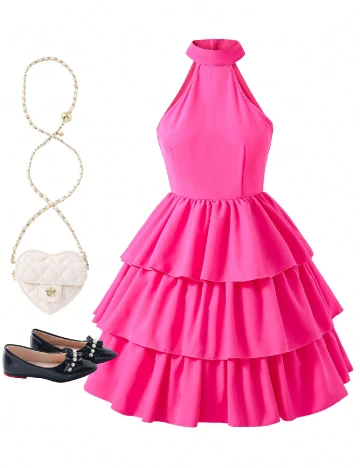 Rochie Shein Kids, roz Roz