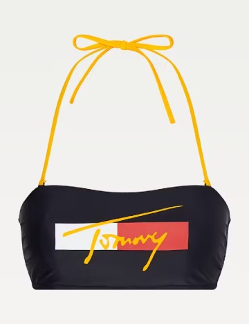 
						Sutien de baie Tommy Hilfiger, bleumarin
