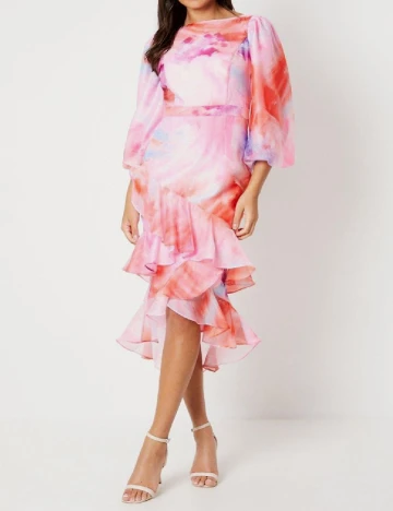 Rochie medie Coast, roz Roz