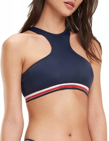 
						Bustiera de baie Tommy Hilfiger, bleumarin