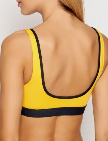 Bustiera de baie Tommy Hilfiger, galben Galben