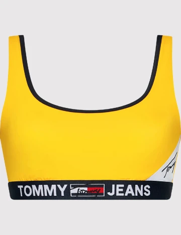 Bustiera de baie Tommy Hilfiger, galben Galben