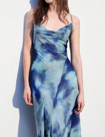Rochie medie SHEIN, albastru Albastru